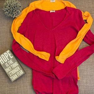 Wallace by Madewell thin sweater 2 pack, size M/L